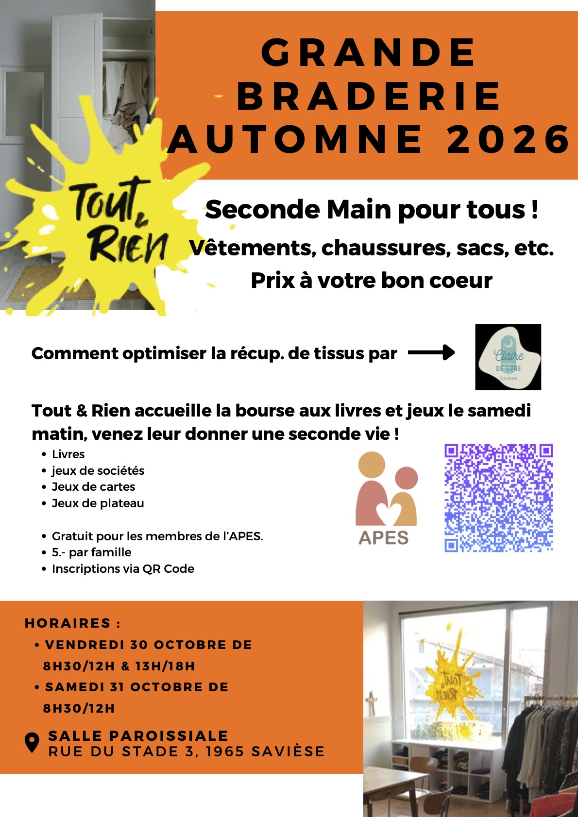 Flyer Tout et Rien - Automne 2026